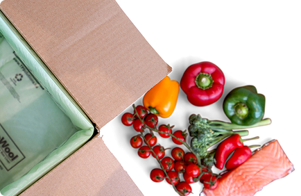 Eco-friendly thermal packaging made from recycled materials